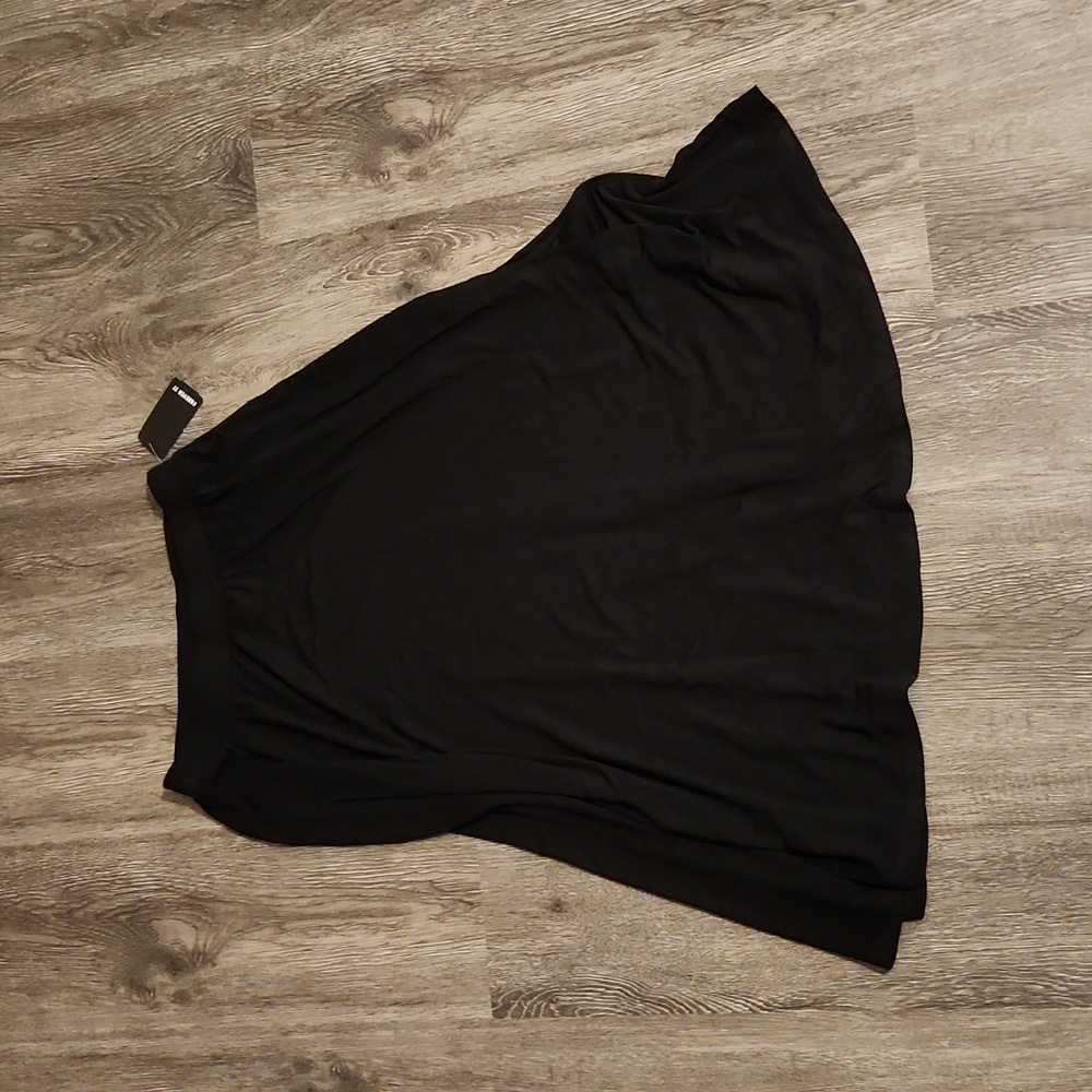 Forever21 Skirt Knee Lng Black